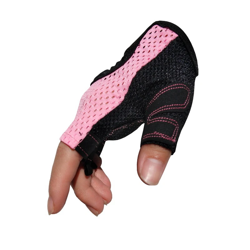 Professional Gym Fitness Gloves Power Weight Lifting Women Men Crossfit Workout Bodybuilding Half Finger Hand Protector (21)