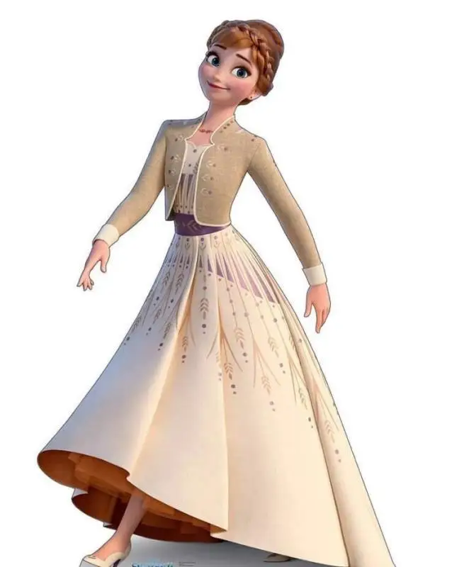 anna frozen gown