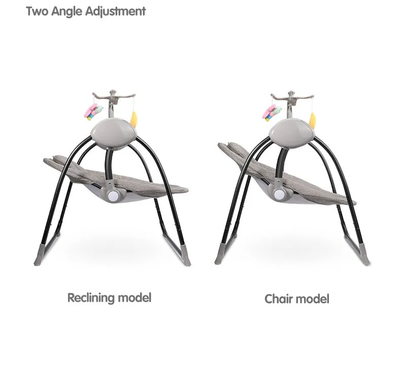 Детское кресло-качалка для новорожденных, умное зарядное кресло с дистанционным управлением, многофункциональное электрическое складное детское кресло-качалка
