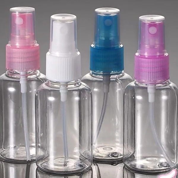 

1Pcs 50ml Empty Travel Bottle Spary Bottle Clear Sterile Water Container Plastic PET Cosmetic Atomizer Portable Pumb Bottles