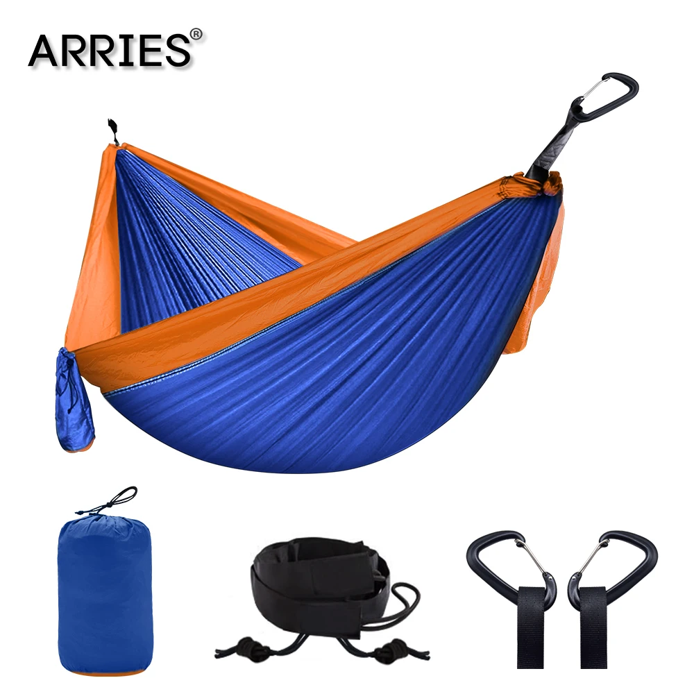 

Multi Color 2 People Portable Parachute Hammock Camping Survival Garden Flyknit Hunting Leisure Hamac Travel Double Person Hamak