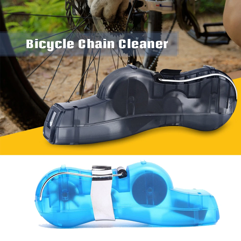 

Portable Tool Kits Mountain Bike Chain Washer Cleaner Tool Bike Chain Scrubber Bicycle Outdoor Clean Brush Kit