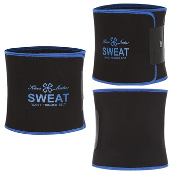 Waist Trainer Belly Shaper Sweat Belt – Blue