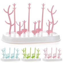 Сушилка для детской бутылки, сушилка для одежды, синяя и розовая сушилка для чистки детских бутылок, сушилка для хранения, сушилка для сушки