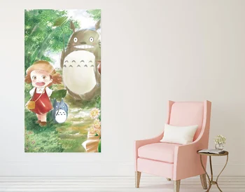 

[Self-Adhesive] 3D My Neighbor Totoro 256 Japan Anime Wall Stickers Mural Decal Wall Murals AJ WALLPAPER Belly