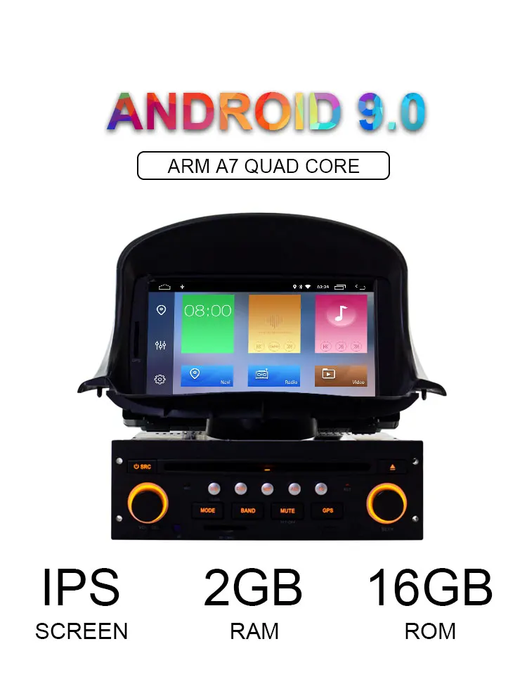 Perfect LJHANG Android 9.0 1 Din Car DVD Player for PEUGEOT 206 206CC GPS Navigation Multimedia Car Radio Stereo Headunit WIFI USB Audio 1