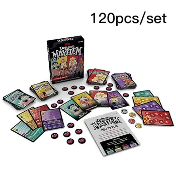 

120PCS English Card Game With 2-4 Players Dragons Easy to learn Card Game Suitable For 2-4 Players
