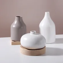 

Simple Ceramic Vase White Home Decoration Hydroponic Craft Flower Arrangement Vase