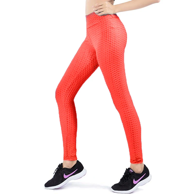 crossover leggings New Bumps pants Solid color Yoga Leggings fitness Leggings For Women Sporting Workout Leggins Elastic Slim Pants lularoe leggings Leggings