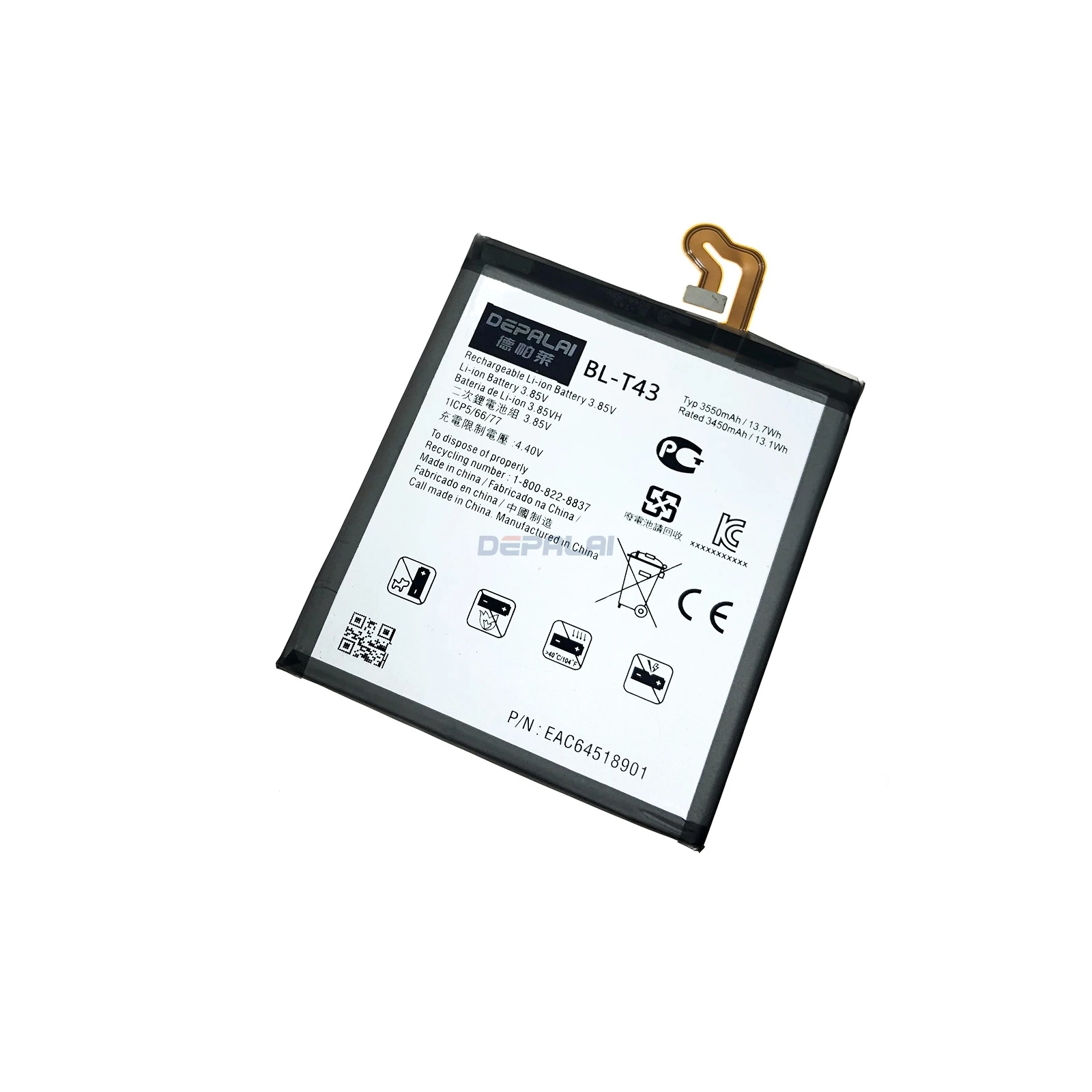 Новый аккумулятор 3450 мАч для смартфона LG|Аккумуляторы мобильных телефонов| |