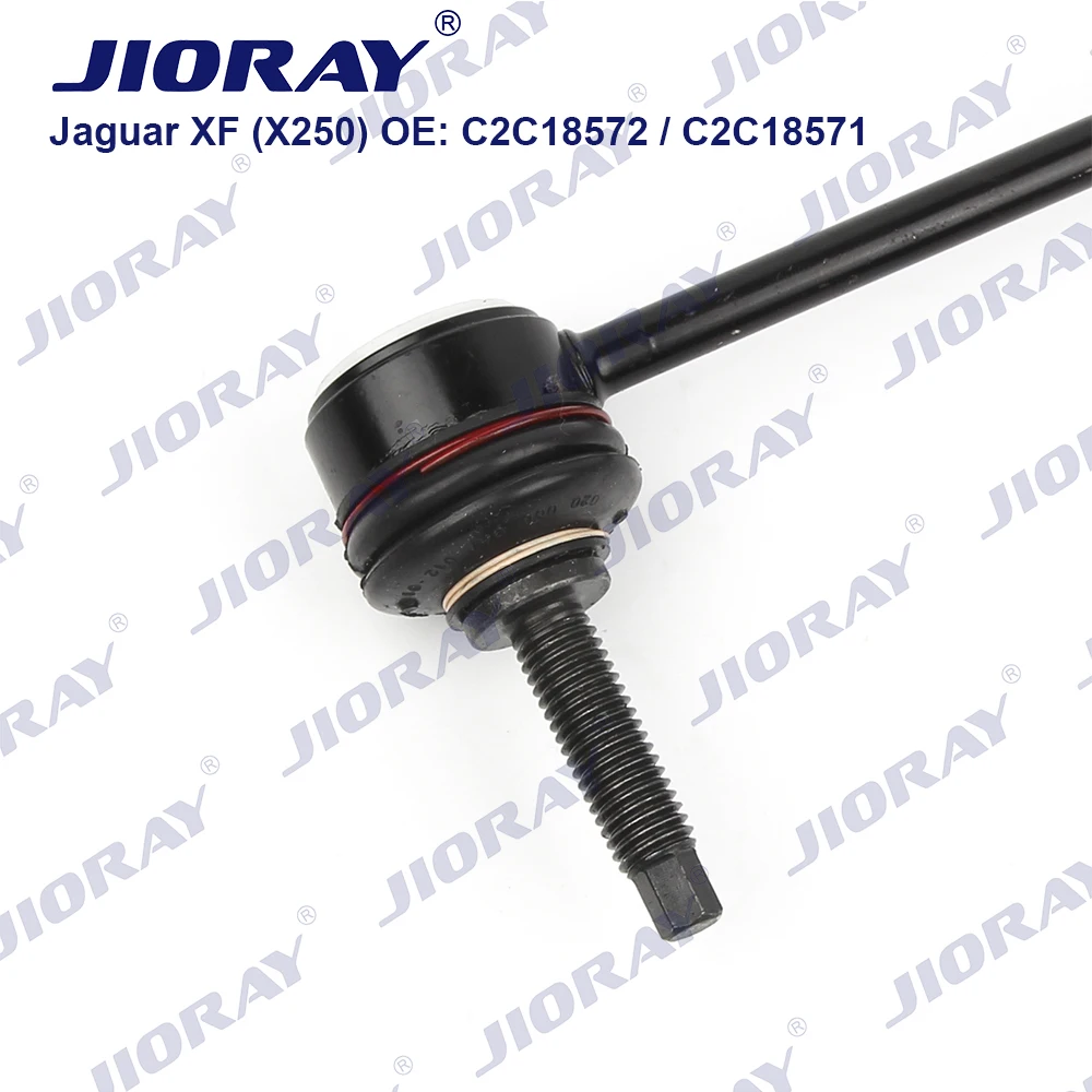 JIORAY Pair Rear Axle Sway Bar End Stabilizer Link Ball Joint For Jaguar XF X250 XJ X350 X351 XK S-TYPE X200 C2C18572 C2C18571