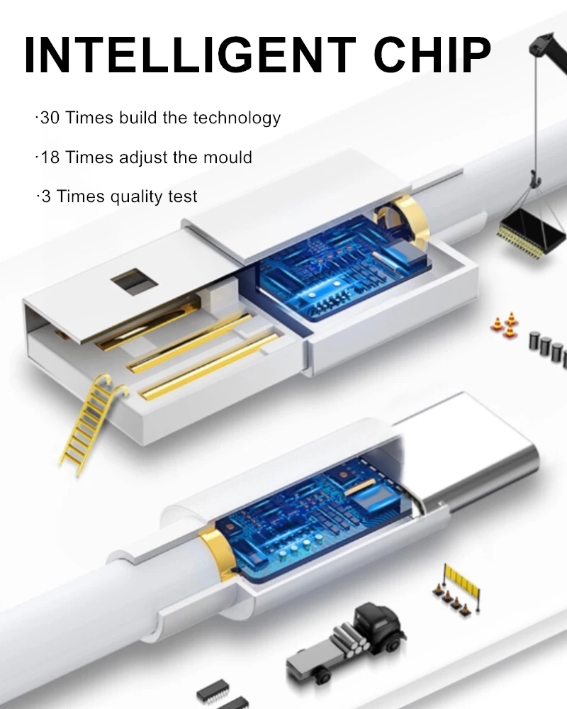 Быстрое зарядное устройство 3 А типа C для Xiaomi huawei, 1 м, 2 м, 3 м, кабель Micro USB для iphone, зарядный usb-кабель для samsung