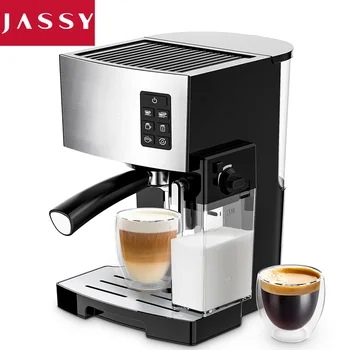 

jassy automatic coffee Machine, 19 Bar espresso coffee machine, with Automatic Milk Frother Pressure coffee makers Cappuccino