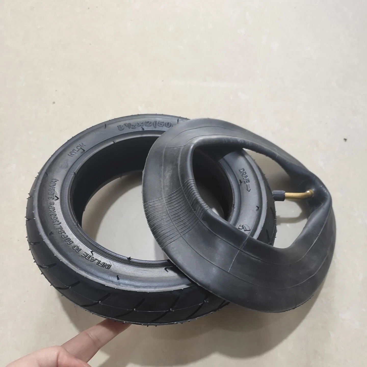 inner and outer tire Высокая производительность 8 1/2X2(50-134) шины 8,5 дюймов детская коляска тачка электрический скутер шины внутренняя труба 8 1/2*2 - Цвет: inner and outer tire