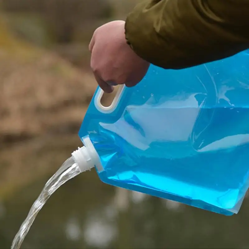 10л/15л ПВХ складной стакан для воды походная Шестерня портативный наружный для пикника складной стакан для воды Экологичная емкость для воды