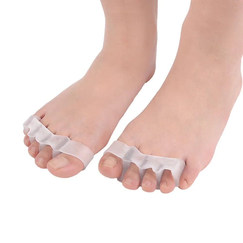 Пара разделителей пальцев для Bunions Plantar Fasciitis Hammer Toes Yoga спортивный корректор ухода