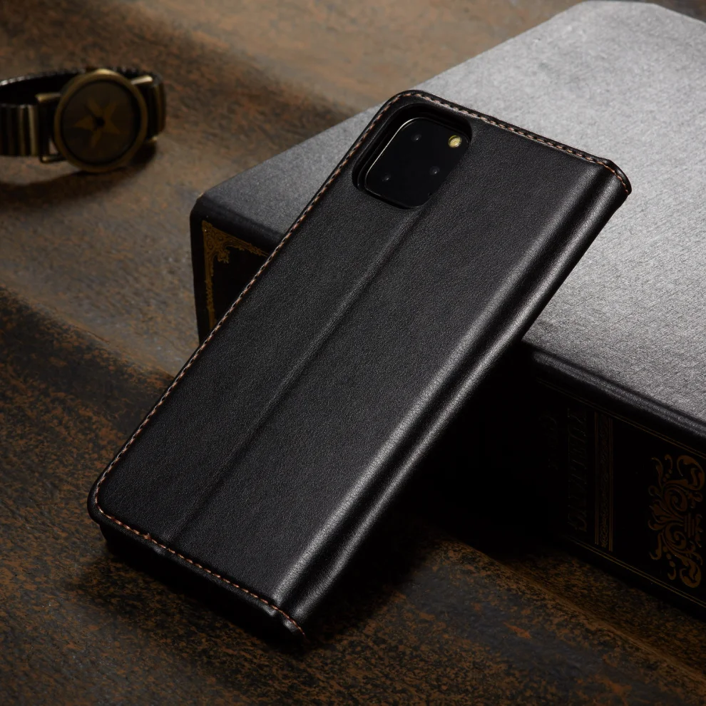 Высокое качество бизнес из искусственной кожи чехол для iPhone 11 Pro Max чехол роскошный Магнитный Авто Флип Бумажник чехол для iPhone 11 чехол s