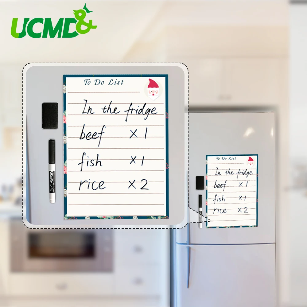 A4 магнитная доска магниты на холодильник сухое протирание белая доска маркер письма записывать сообщение доска сделать список кухонное украшение для дома