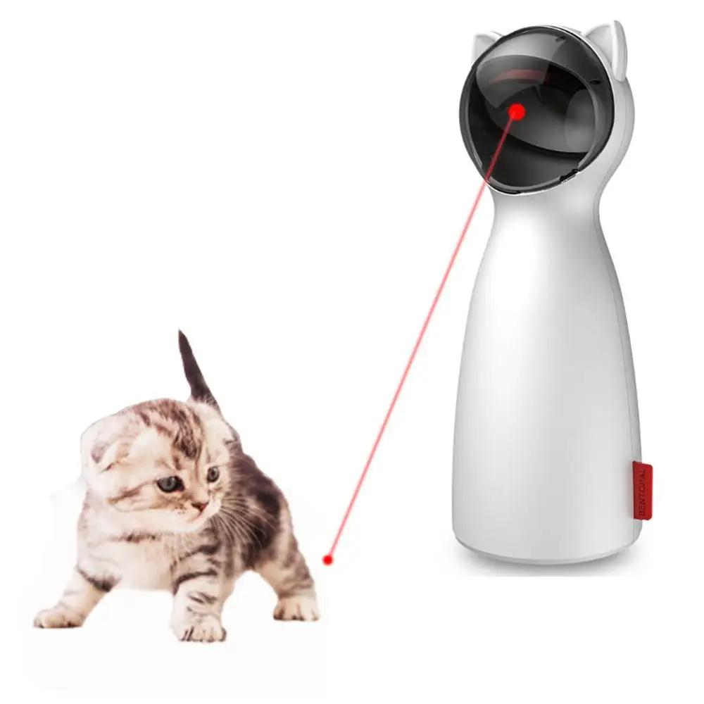 Intelligent Toy For Cats Exercise Work 15 Minutes After Every Three Hours Interact With The Cat USB Charge Smart LED