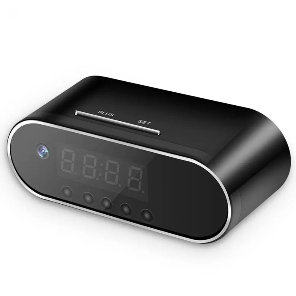 1080P HD камера с часами WIFI скрытый ИК ночной режим будильник видеокамера PK Z16