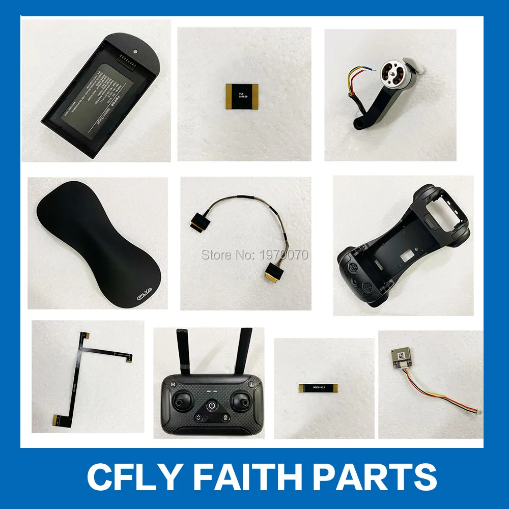 

CFLY Faith Spare Parts JJRC X12 EX4 Parts&Access GPS Drone Motor Propellers Charger Controller Cable
