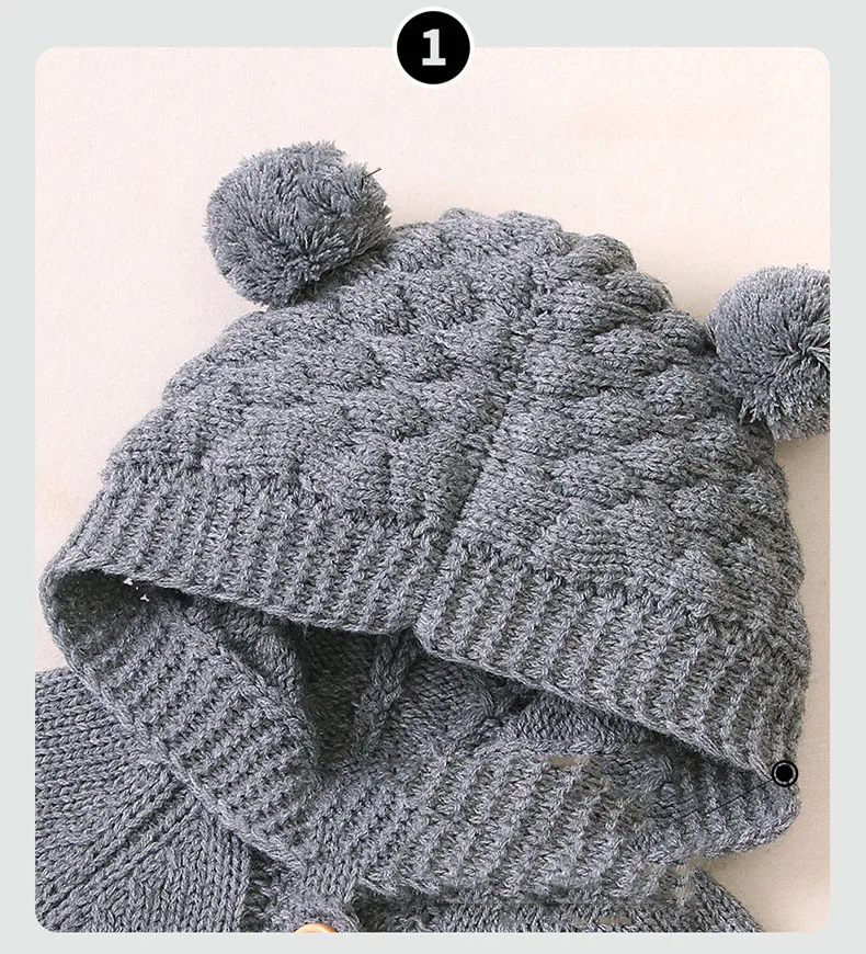 Crianças do Bebê Macacão de Malha com Capuz Roupas de Inverno Gola de Pele do Falso Macacão da Criança Camisola Recém-nascido Menino Menina Quente Infantil Pano 33 menina camisola gola de pele do falso
