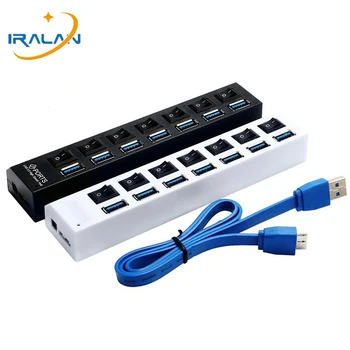 

USB 3.0 HUB Multi USB Splitter 4/7 Ports Expander Multiple USB 3 Hab Adapter USB3.0 Hub With Switch For PC Laptop Computer 2020