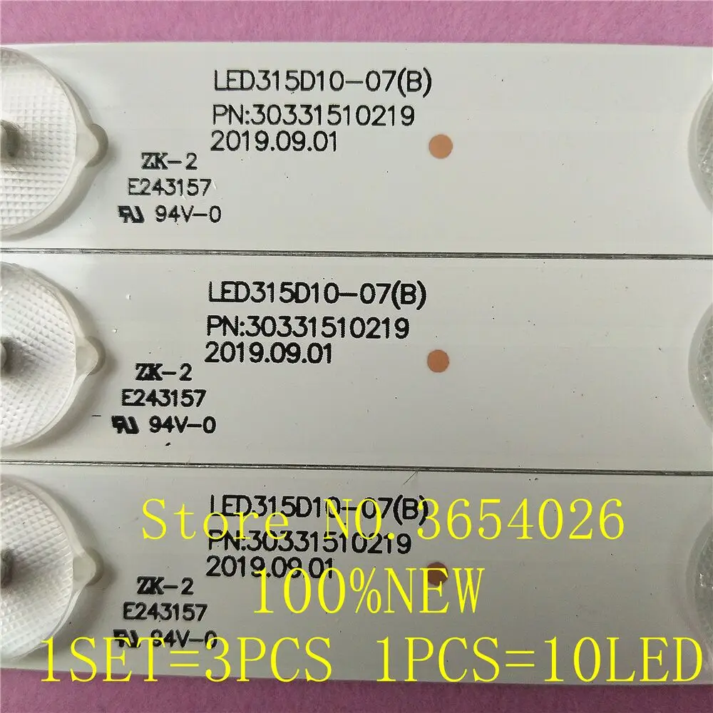 Новинка 100% Светодиодная лента LE32B310N 3 шт./лот 315D10 07(B) 30331510219|Эффект освещения сцены|