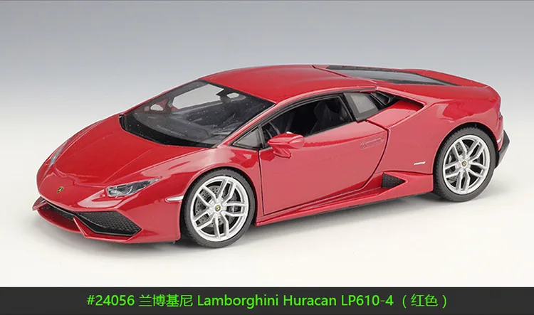 Welly 1:24 Lamborghini Huracan LP610 сплав модель автомобиля Diecasts& игрушечные транспортные средства коллекционные подарки не-пульт дистанционного управления Тип транспортная игрушка