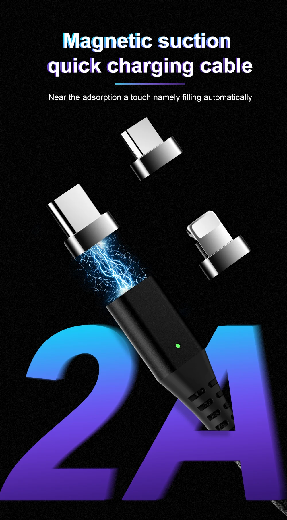 Swalle Быстрый Магнитный кабель Micro usb type-C кабель для iPhone 7 XS X 8 6 Plus для samsung S7 S8 huawei магнитные кабели для зарядки