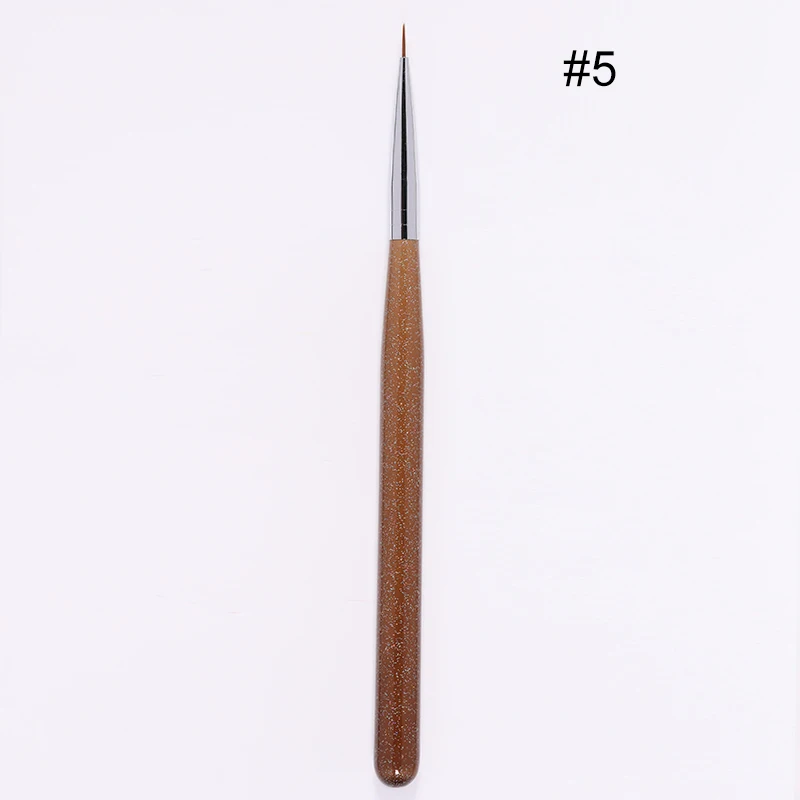 1 шт лак для ногтей лайнер для рисования кисть для рисования акриловая ручка ручки для ногтей Стразы нейлон волосы ногти художественный инструмент - Цвет: 16