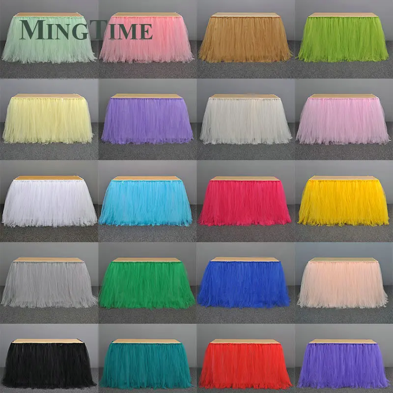 100cm Tutu Table Skirt Wedding Birthday Party Decoration table skirt