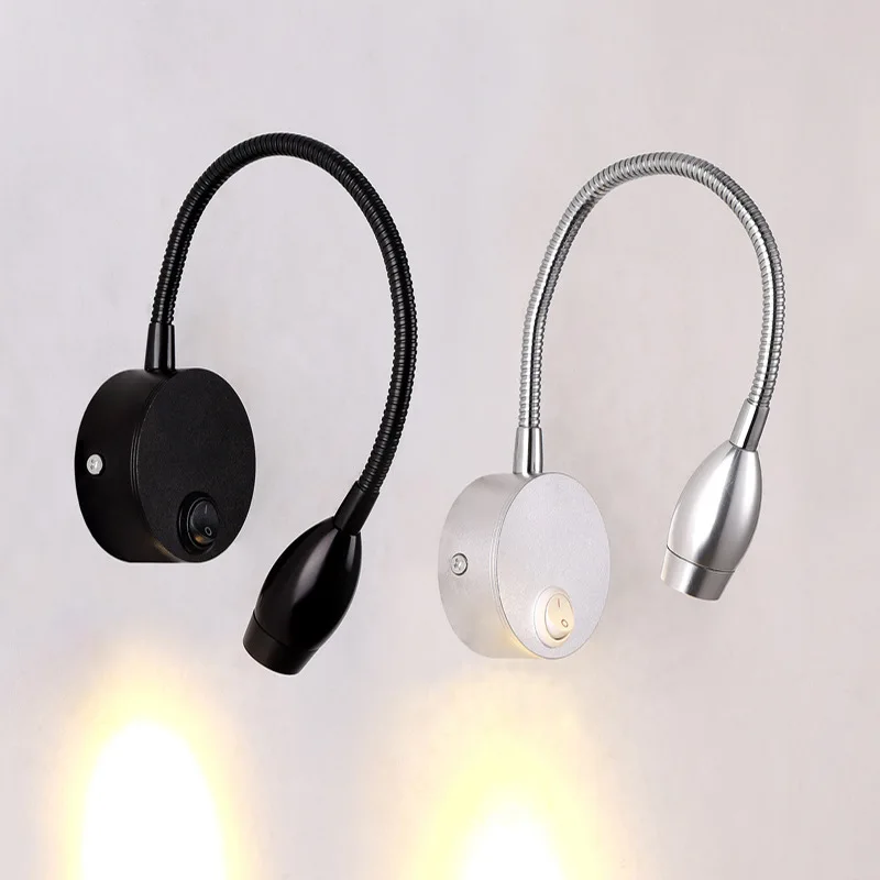 

Modern European Style Bedside Wall Lamp LED Hose Spotlights Wall Counter Spotlights Reading Lighting Elbow zhao hua deng