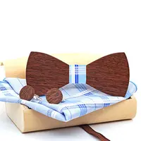 Деревянный мужской галстук-бабочка тренд галстук бабочка деревянный лук галстук для костюма запонки модные повседневные