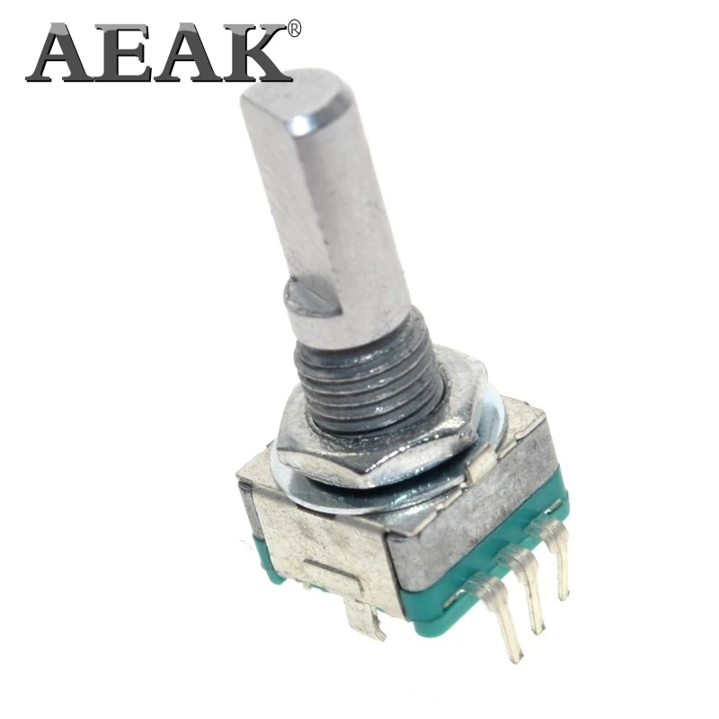 10 шт. Поворотный энкодер кодовый переключатель EC11 аудио цифровой потенциометр с