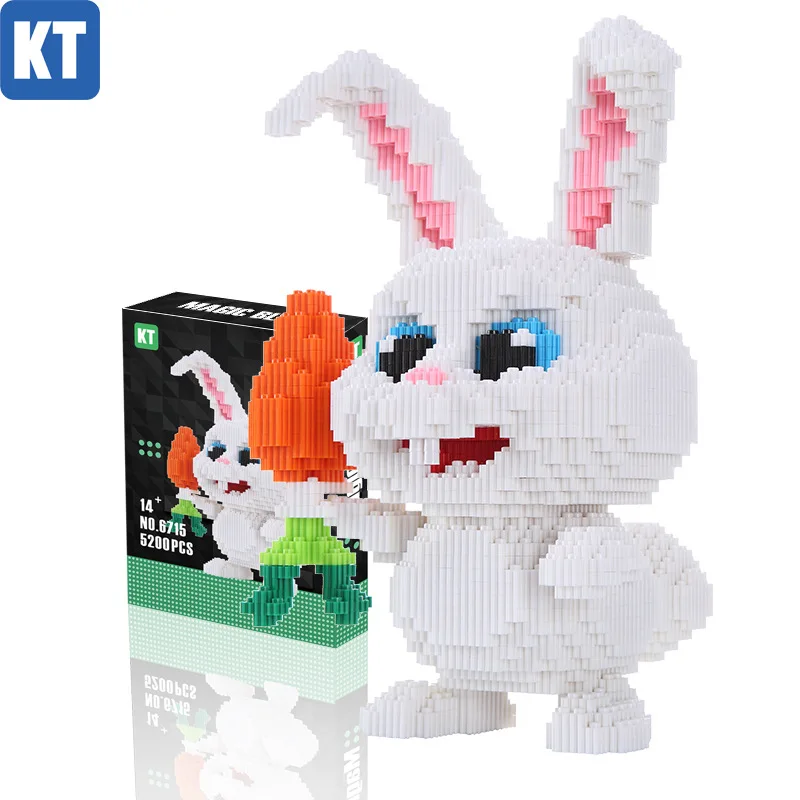 

Kt6715 Children Inserted Building Blocks DIY Douyin Toy Early Childhood Educational Assembled Diamond Large Particles Building B