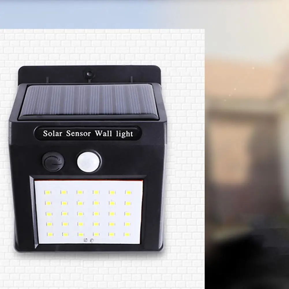 30LED Solar Light Sensor Outdoor Waterproof Garden Household Yard Wall Lamp