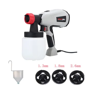 

400W High Voltage Electric Spray Gun 800ml Cup Detachable Adjustable Flow Control Handheld Latex Electric Paint Spray Machine