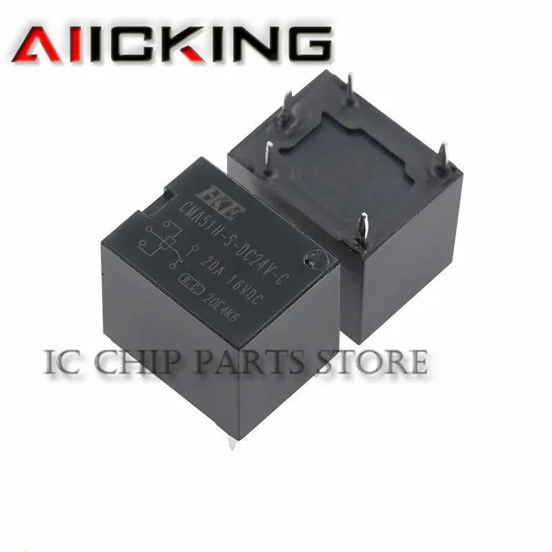 5pcs/lot HKE Auto relay CMA51H-S-DC24V-C 5PIN 5V T74/20A 100% new original relay in stock 5 шт лот hke авто реле cma51h s dc5v c 5pin 5v t74 20a 100% новый оригинальный реле в наличии