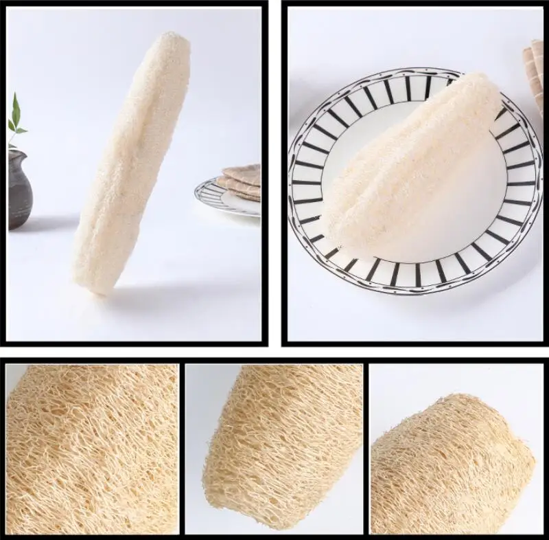 Натуральные Губки для ванны Luffa, миска, тряпка для кухонной комнаты, Мочалка для ванны, душ, миска, губка, щетки для ванной