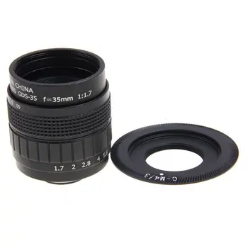 

35mm F1.7 CCTV TV Movie lens+C Mount+Macro ring for Sony E Mount Nex-5T Nex-F3 Nex-6 Nex-7 Nex-5R A6300 A6100 A6500 A5100