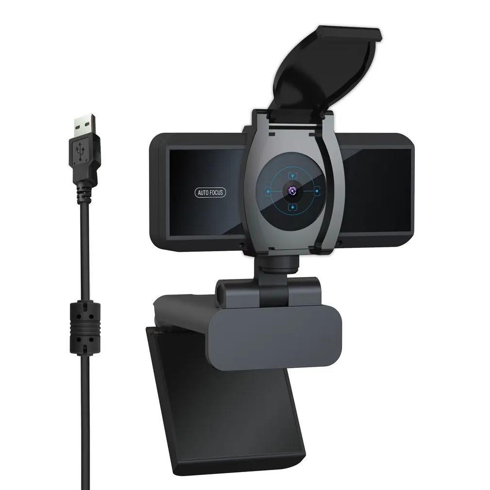 

1080P Business Webcam Built-in Microphone With Cover Computer Camera High-definition Camera Free Drive Webcams