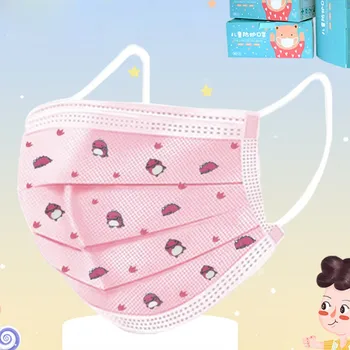 

Fast Delivery Mask For Face Mascarilla Scarf 2020 Children's Printed Mask Disposable Face Mask Industrial 3Ply Ear Loop Mask