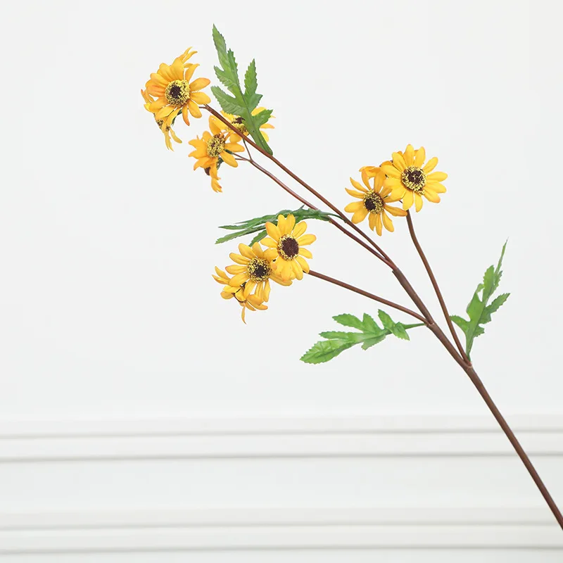 Вечерние фоны для фотосъемки с искусственным цветком - Цвет: Yellow