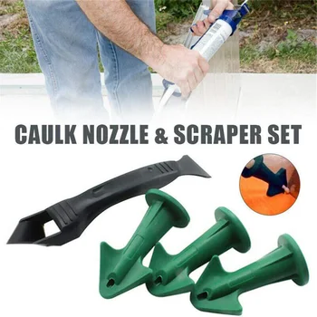 

3-in-1 Plastic Sealant Spreader Spatula Scraper Window Kitchen Sink Caulk Remover Removal Tool Home Renovation Tools