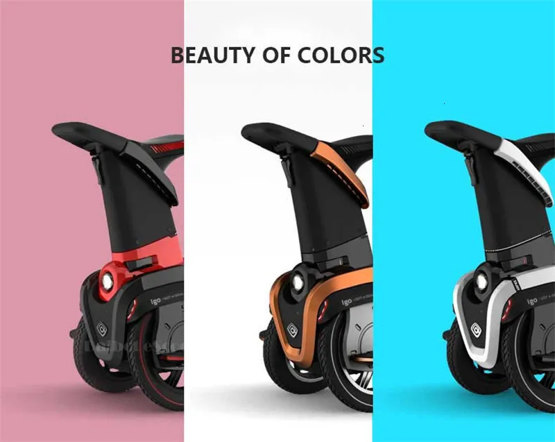 I-ROBOT-GO two wheels balancing vehicle Stand and sit adult foldable electric scooter self-banlance Body feeling vehicle (13)