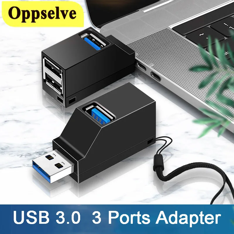 Универсальный USB-адаптер с 3 портами USB 0 высокоскоростной U-диск-ридер хаб