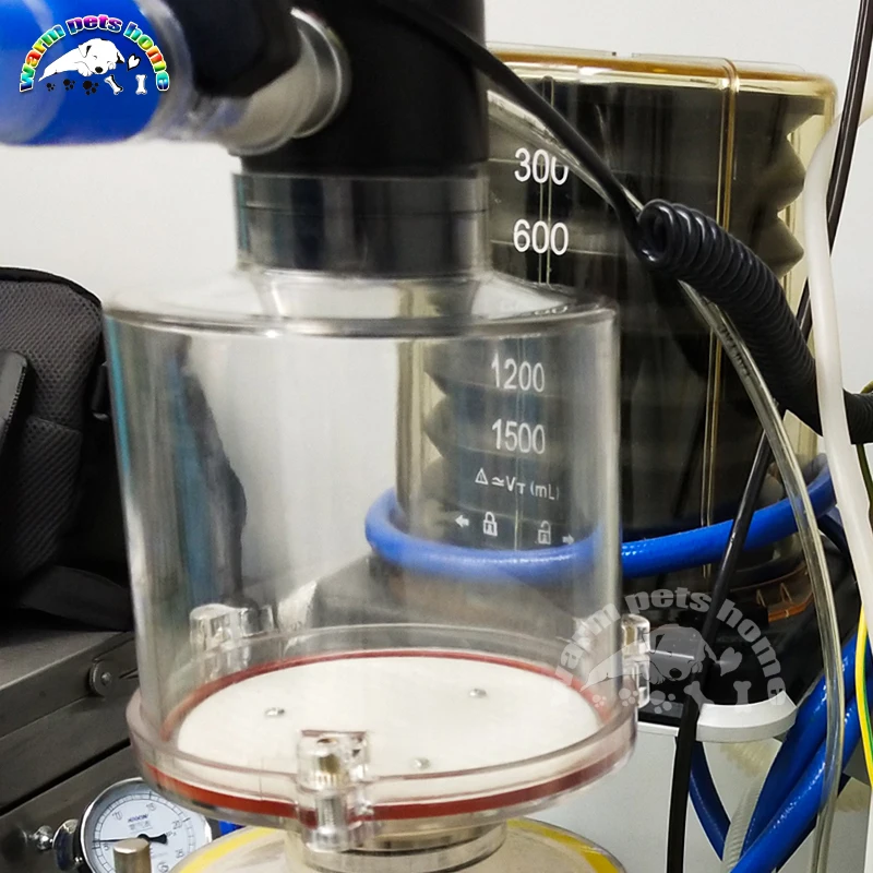 CO2 Absorber Canister Soda Lime Chamber Breathing Circle Absorber with Canister Anesthesia Machine Fittings 6