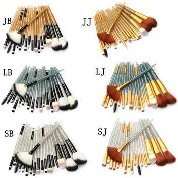 

Makeup Brushes Tool Set Cosmetic Powder Eye Shadow Foundation Blush Make Up Brush 18Pcs
