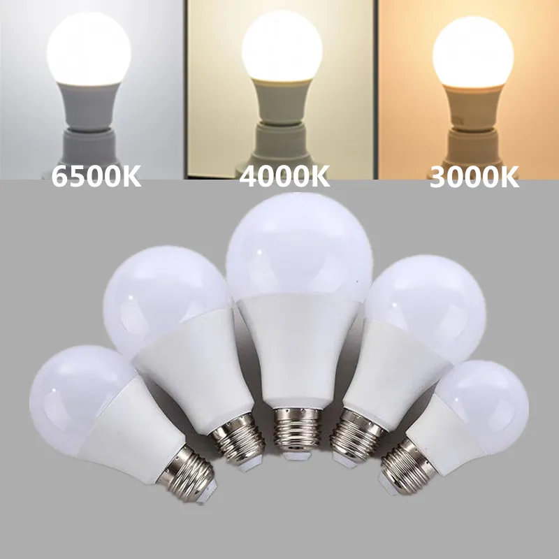 E27 LED Bulb Light Nature White White 6500k Warm White 3000k 220V 230V 5W 7W 9W 12W 15W Energy Saving Bubbe Ball Lamp